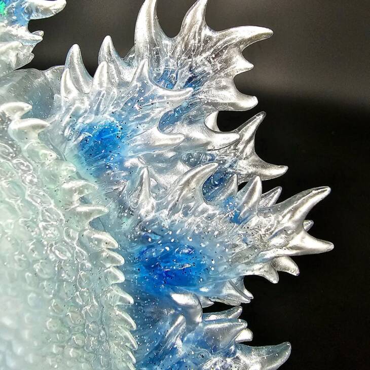 3D4K HiReD #14 Colourway Blue Snowflake - Image 8