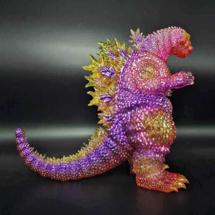 3D4K HiReD #18 Colourway Violet Violence Gold Glitter - Image 5