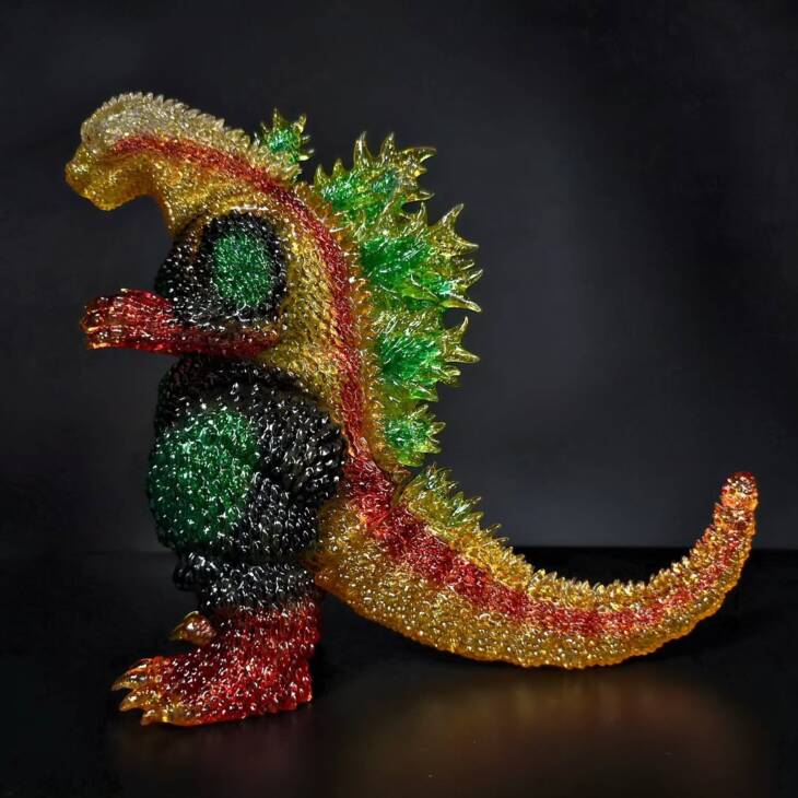3D4K HiReD #22 Colourway Dark Matter Gold Glitter - Image 2