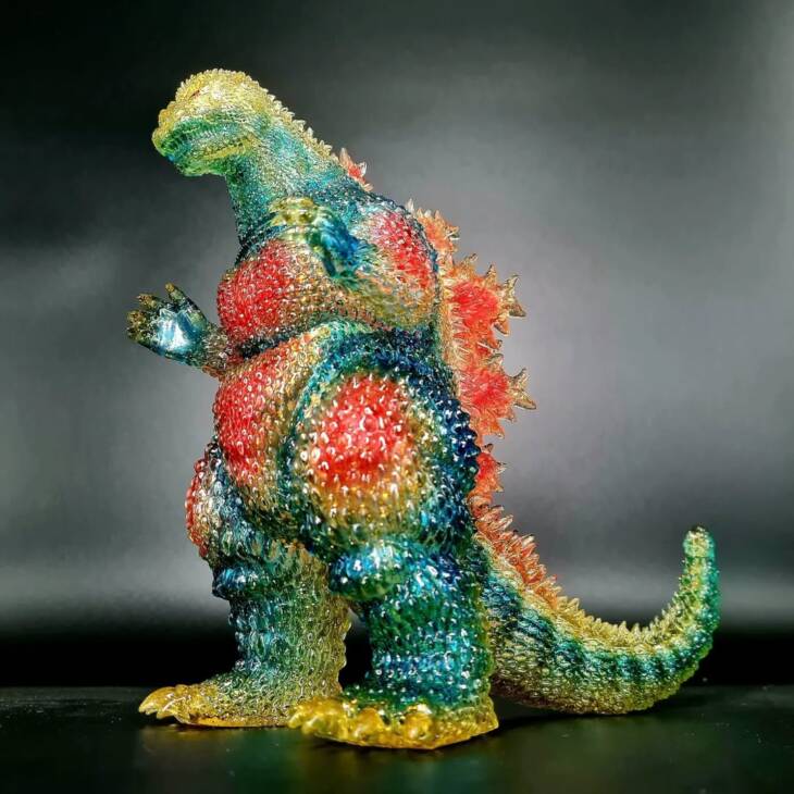 3D4K HiReD 5 Colourway Green Fusion Gold Glitter