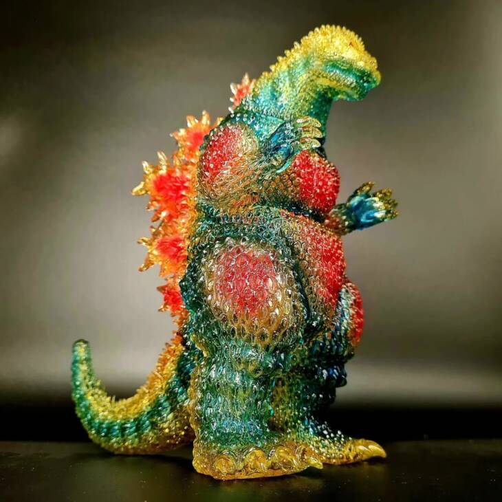 3D4K HiReD 5 Colourway Green Fusion Gold Glitter - Image 2