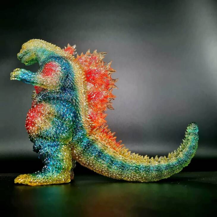 3D4K HiReD 5 Colourway Green Fusion Gold Glitter - Image 3