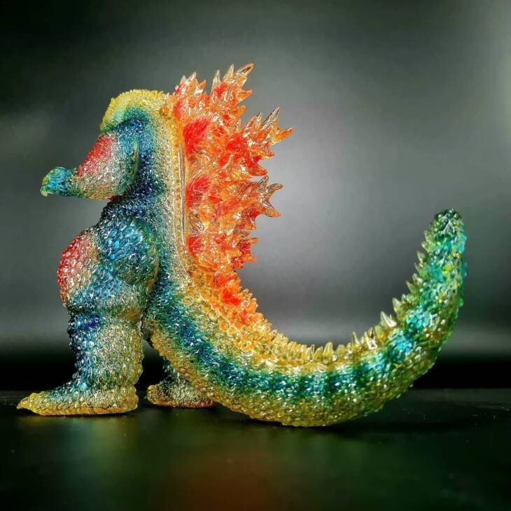 3D4K HiReD 5 Colourway Green Fusion Gold Glitter - Image 4