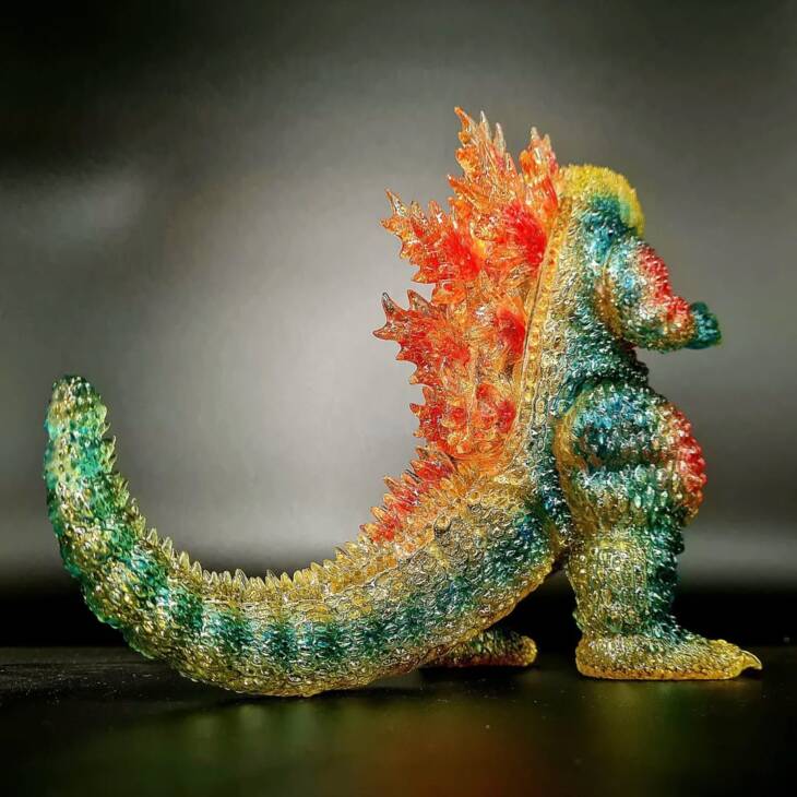 3D4K HiReD 5 Colourway Green Fusion Gold Glitter - Image 5