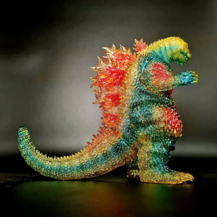 3D4K HiReD 5 Colourway Green Fusion Gold Glitter - Image 6