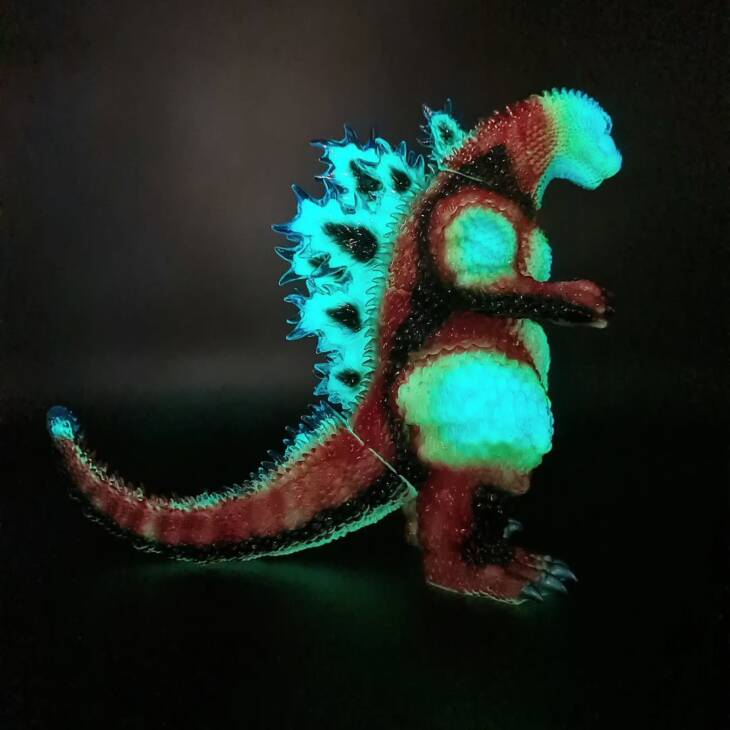 3D4K HiReD #9 Colourway Infrared Double Dip Super Glow - Image 10