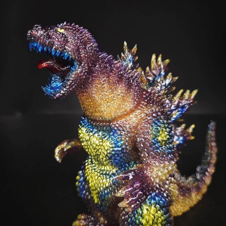 3D4K HiReD Howling #14 Colourway Burnt Gold Glitter - Image 7