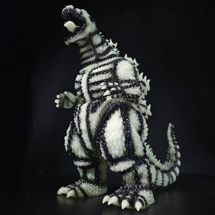 3D4K HiReD Howling Giant #3 Colourway Skellinton Super Glow