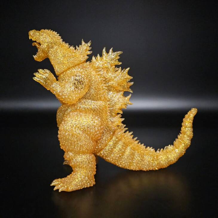 3D4K HiReD Howling Gold Glitter Blank - Image 2