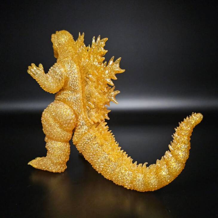 3D4K HiReD Howling Gold Glitter Blank - Image 3