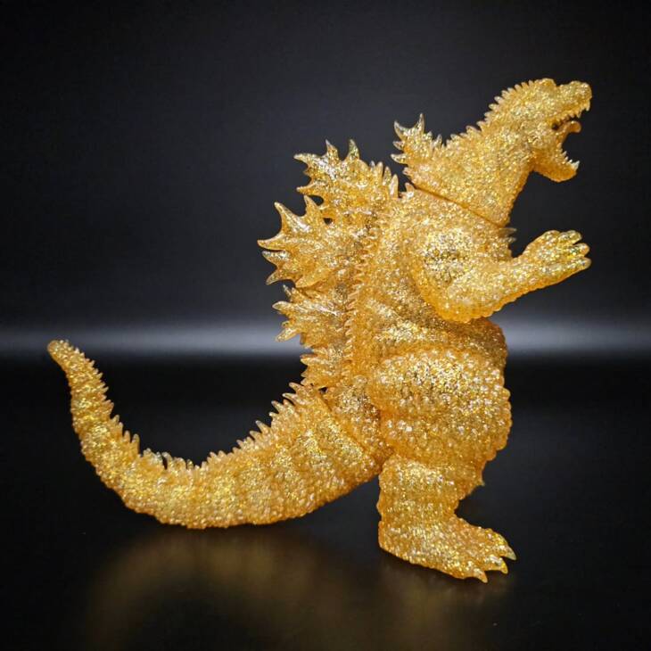 3D4K HiReD Howling Gold Glitter Blank - Image 5
