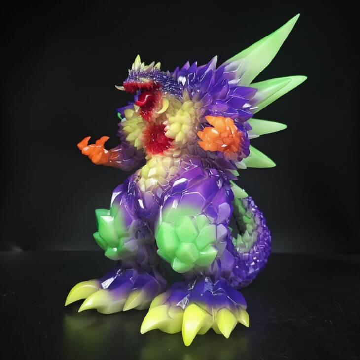 Crystalah #17 Colourway Purple Rain Super Glow