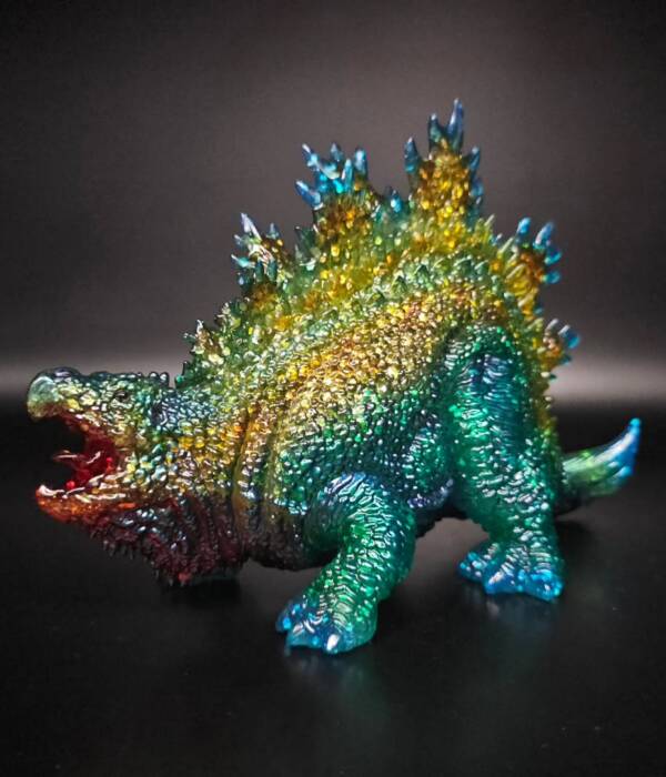 DinoKaiju Stego #1 Colourway Pickle Glitter