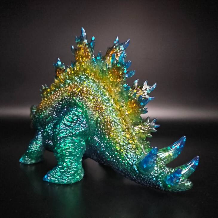 DinoKaiju Stego #1 Colourway Pickle Glitter - Image 3