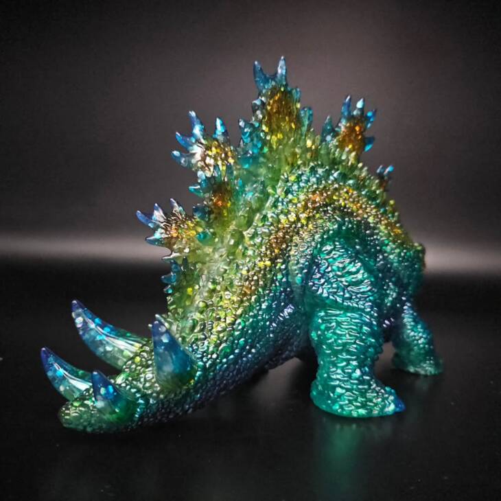 DinoKaiju Stego #1 Colourway Pickle Glitter - Image 4