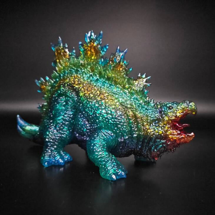 DinoKaiju Stego #1 Colourway Pickle Glitter - Image 6