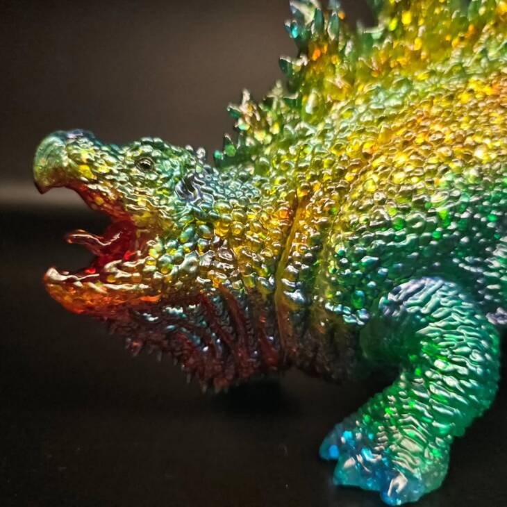 DinoKaiju Stego #1 Colourway Pickle Glitter - Image 7