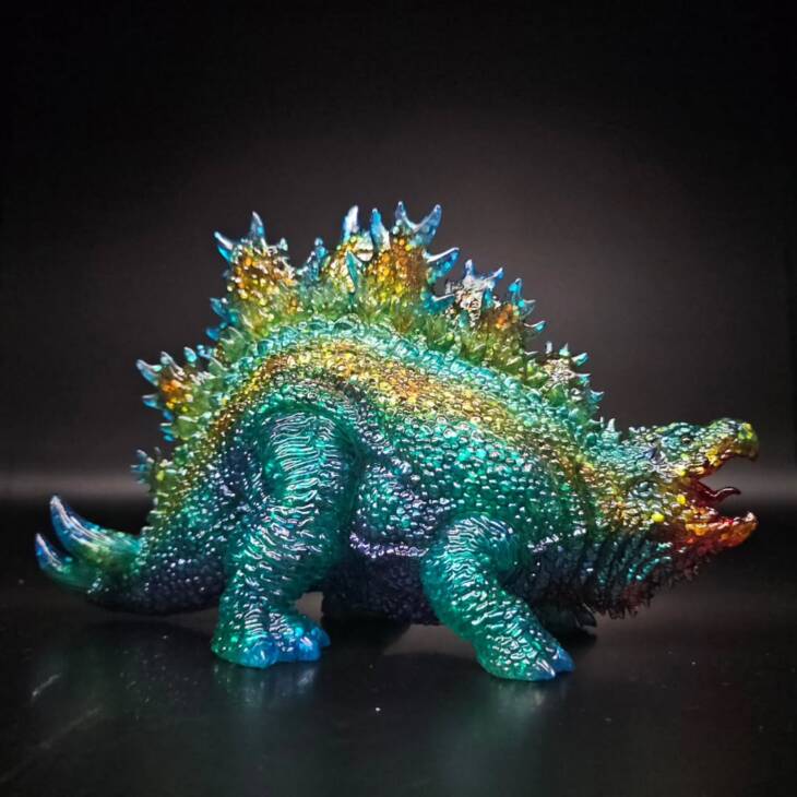 DinoKaiju Stego #1 Colourway Pickle Glitter - Image 10
