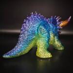 DinoKaiju Trike #1 Colourway Three Horn Glitter - Image 4