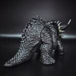 DinoKaiju Trike Obsidian Gold - Image 4