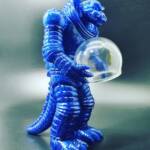 Galactic Blue Glitter StompTrooper