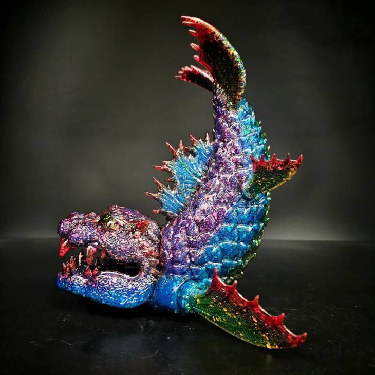 KaijuKarp #3 Colourway Eventide DD Glitter - Image 2