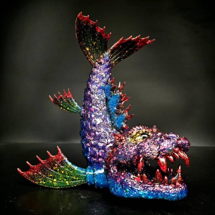 KaijuKarp #3 Colourway Eventide DD Glitter - Image 6