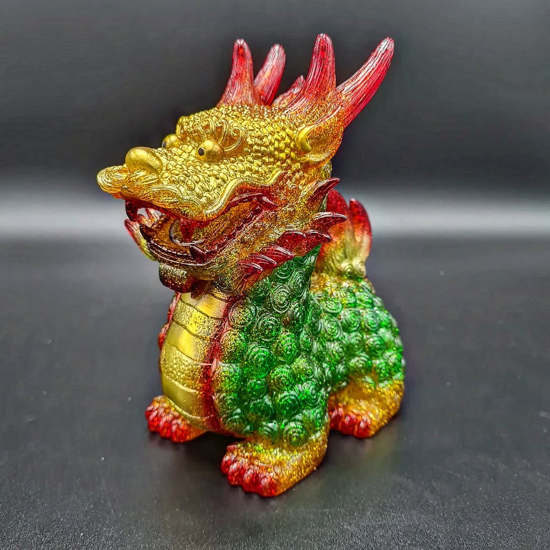 Lucky Henry Gold Glitter Holy Huat Ah