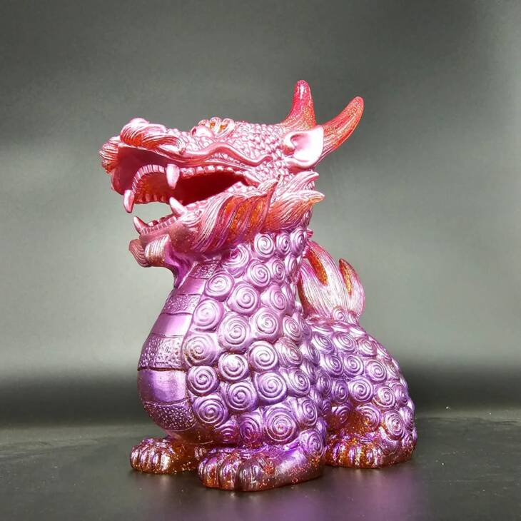 Lucky Henry Purple Robe Glitter