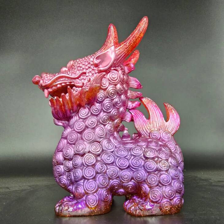 Lucky Henry Purple Robe Glitter - Image 2