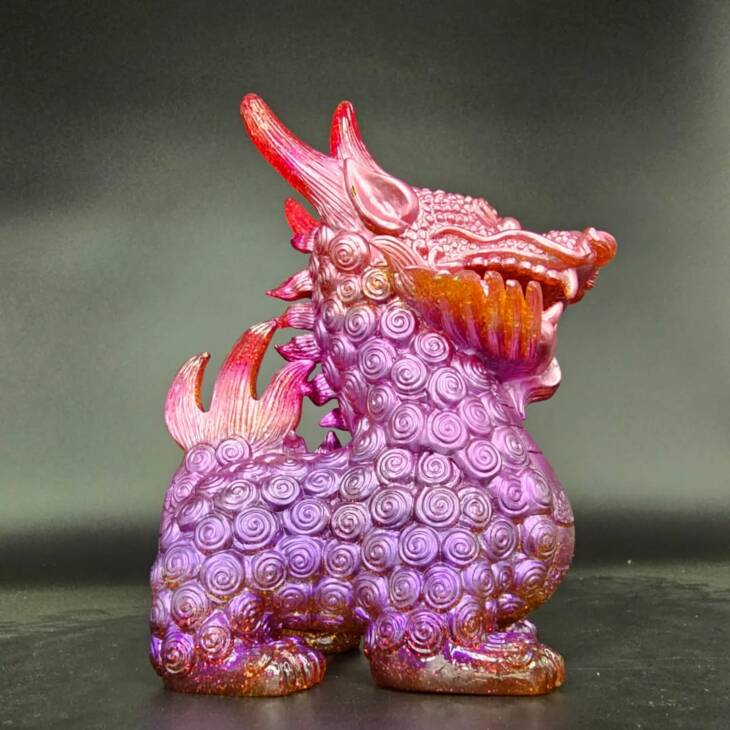 Lucky Henry Purple Robe Glitter - Image 5