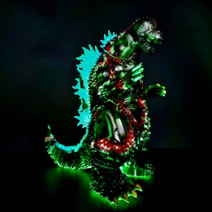 Mechalah #11 Colourway Titanium Blue Flame Super Glow