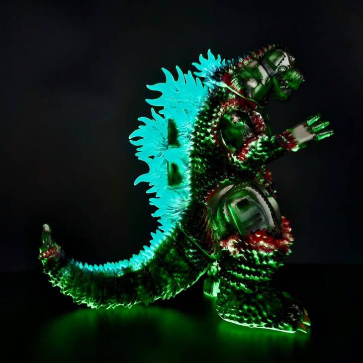 Mechalah #11 Colourway Titanium Blue Flame Super Glow - Image 2