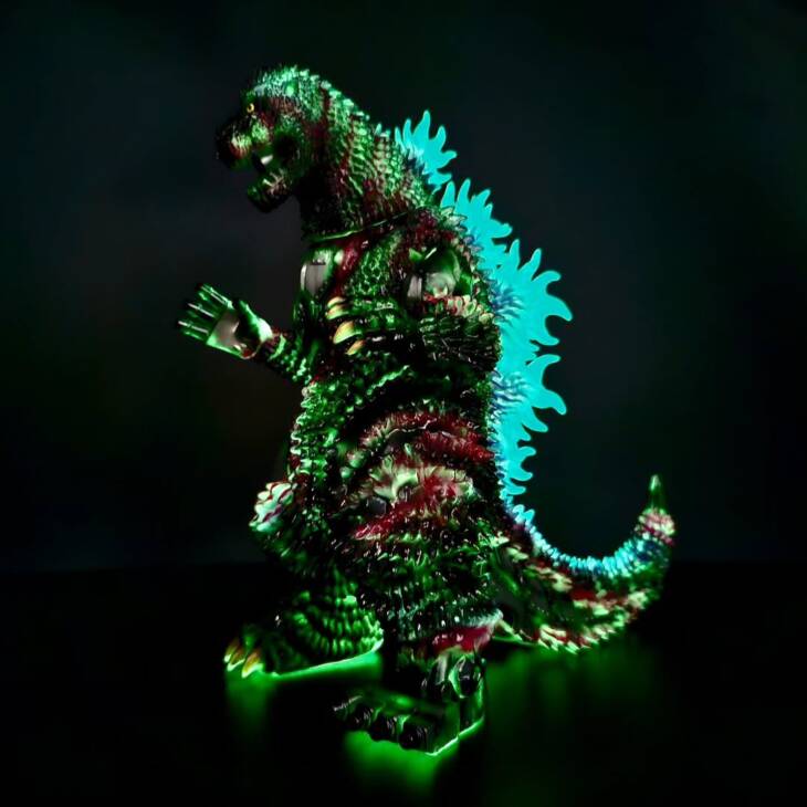 Mechalah #11 Colourway Titanium Blue Flame Super Glow - Image 4