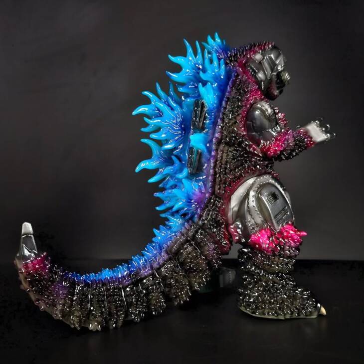 Mechalah #11 Colourway Titanium Blue Flame Super Glow - Image 9