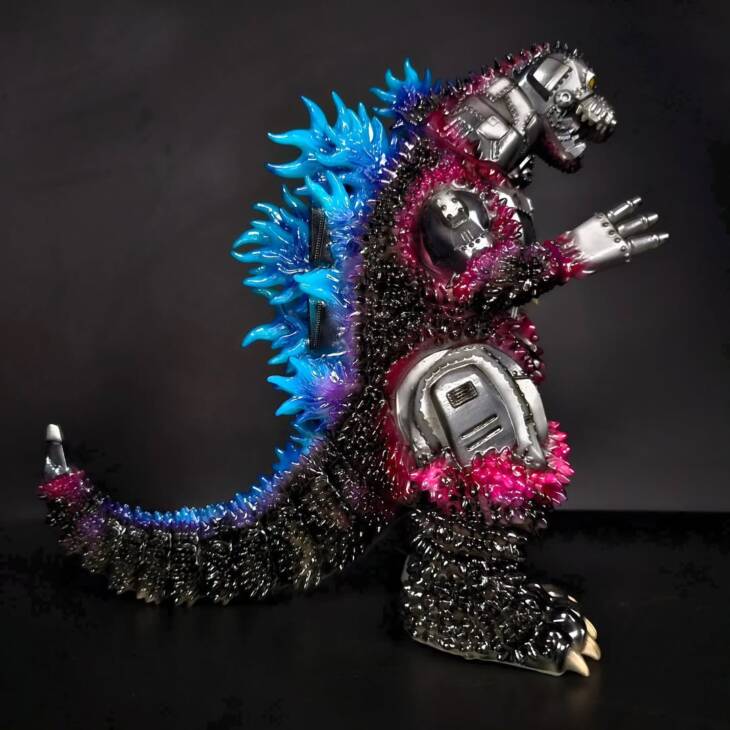 Mechalah #11 Colourway Titanium Blue Flame Super Glow - Image 10