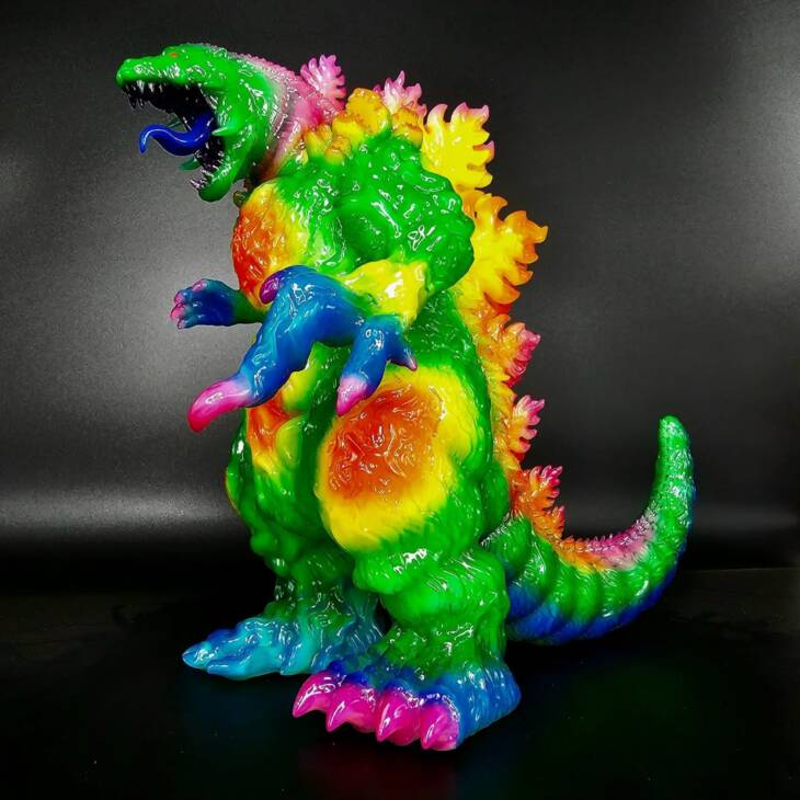 Monstelah #3 Colourway Psychedelic Rainbow