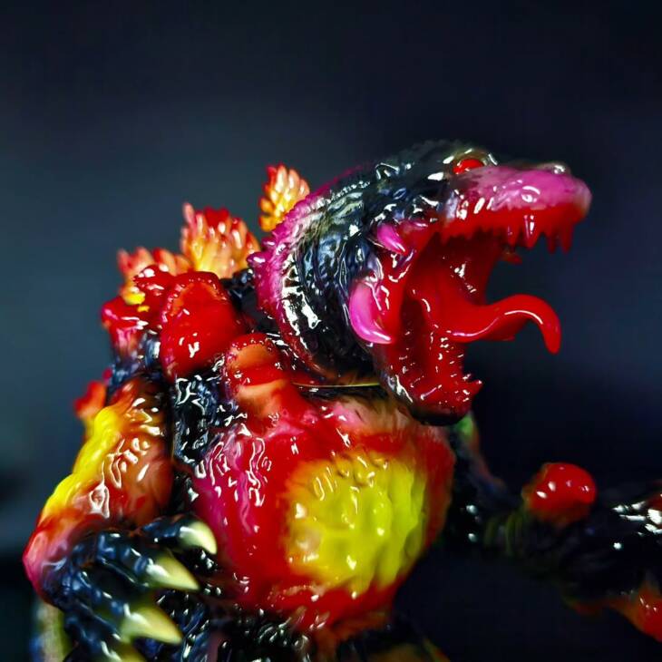 Monstelah #5 Colourway Flame of the Forest Super Glow - Image 10