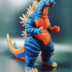 Shin Desu Blue Flame Orange Glitter Base - Image 2