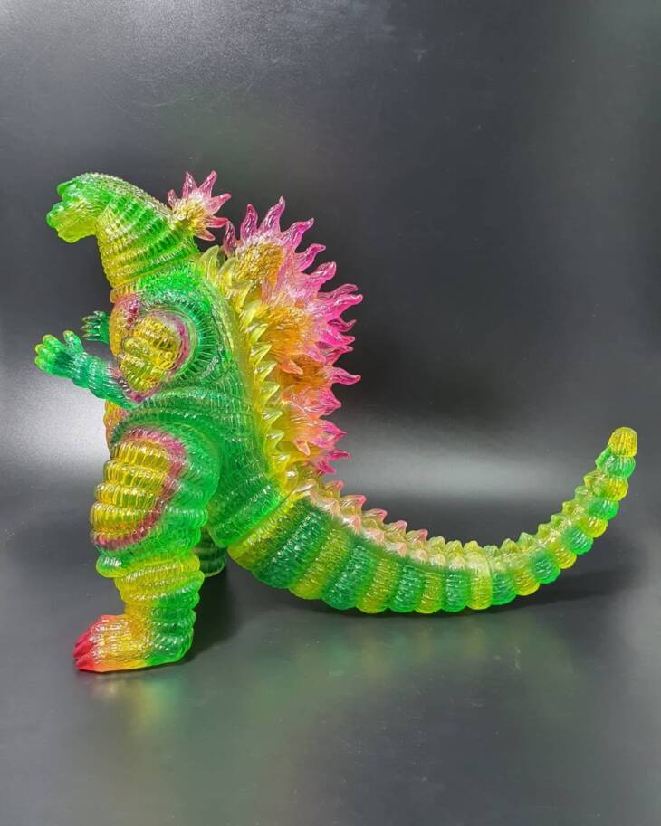 Transparent (Green Yellow Pink Psychedelic) Flame Shin Desu - Image 2