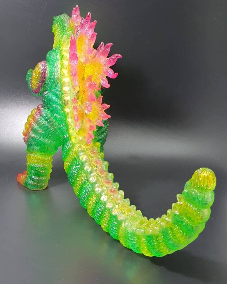 Transparent (Green Yellow Pink Psychedelic) Flame Shin Desu - Image 3