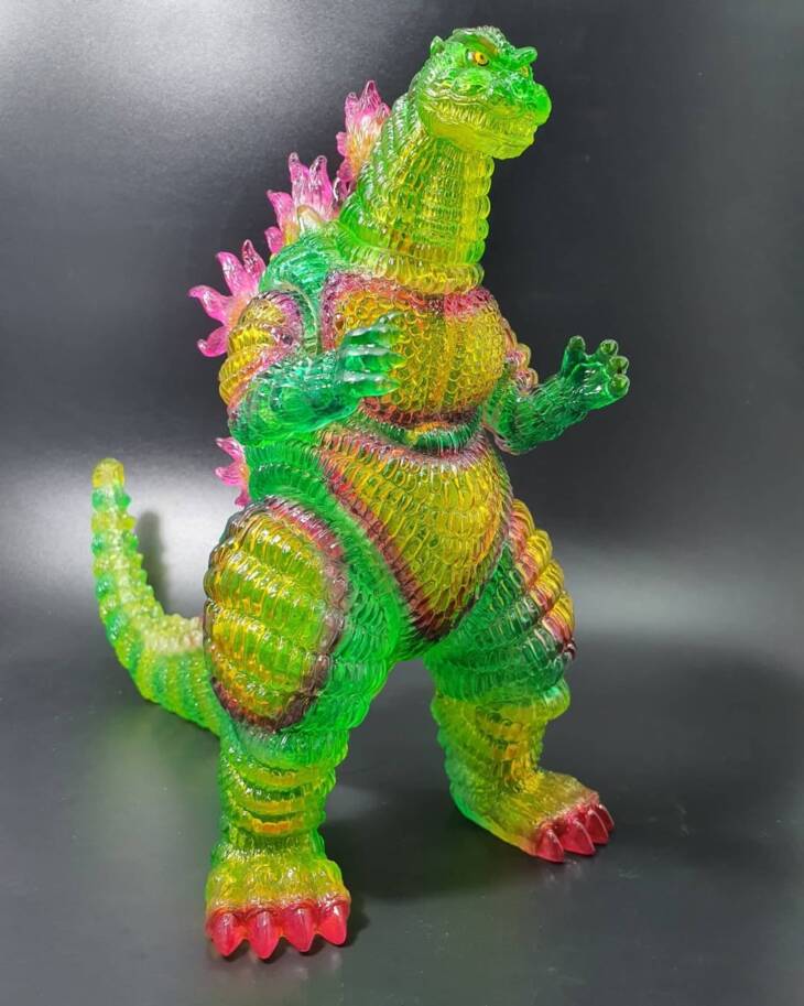 Transparent (Green Yellow Pink Psychedelic) Flame Shin Desu - Image 4