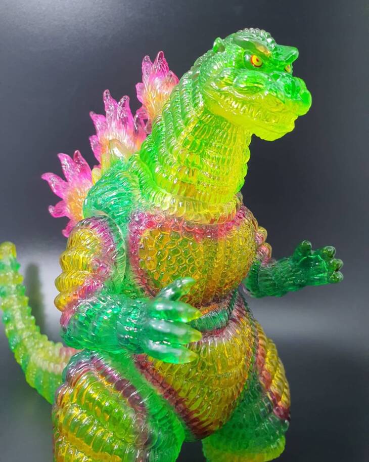 Transparent (Green Yellow Pink Psychedelic) Flame Shin Desu - Image 5