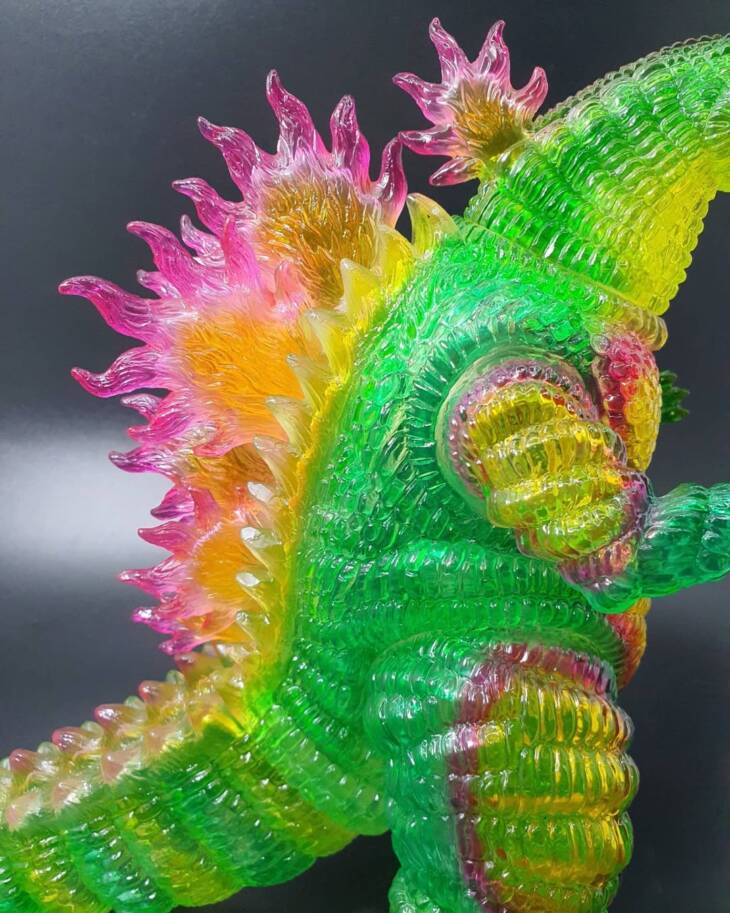 Transparent (Green Yellow Pink Psychedelic) Flame Shin Desu - Image 6