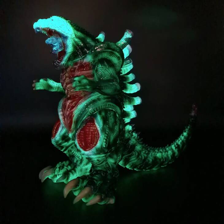 Xenolah #2 Colourway Nosferatu Double Dip Super Glow Glitter - Image 8
