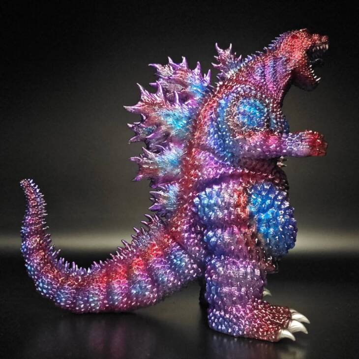 3D4K HiReD Howling Giant #17 Colourway: Violet Nebula Glitter - Image 5