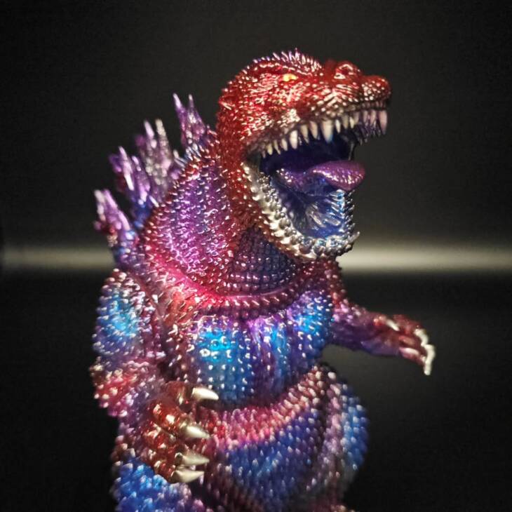 3D4K HiReD Howling Giant #17 Colourway: Violet Nebula Glitter - Image 10