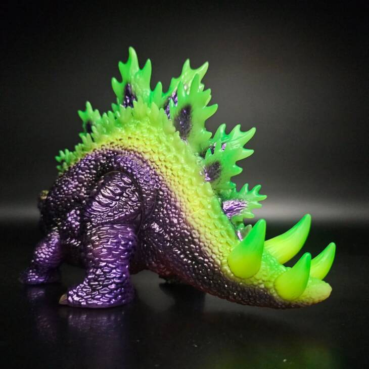 DinoKaiju Stego #2 Colourway: Dark Star Super Glow - Image 3