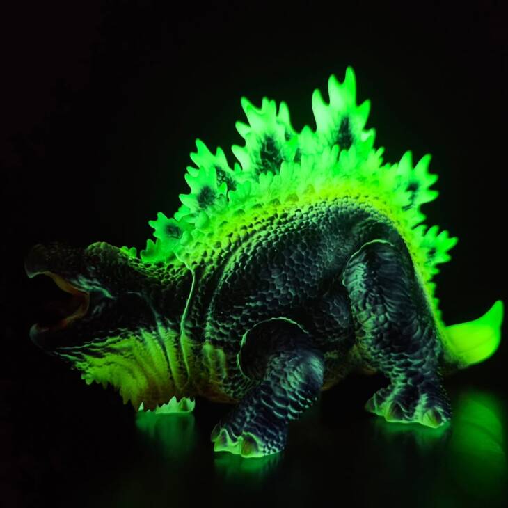 DinoKaiju Stego #2 Colourway: Dark Star Super Glow - Image 7