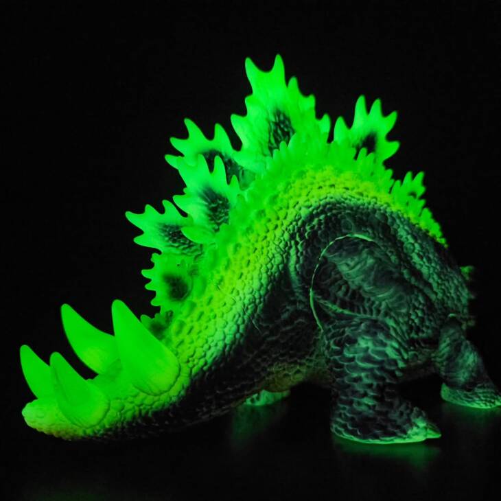 DinoKaiju Stego #2 Colourway: Dark Star Super Glow - Image 9